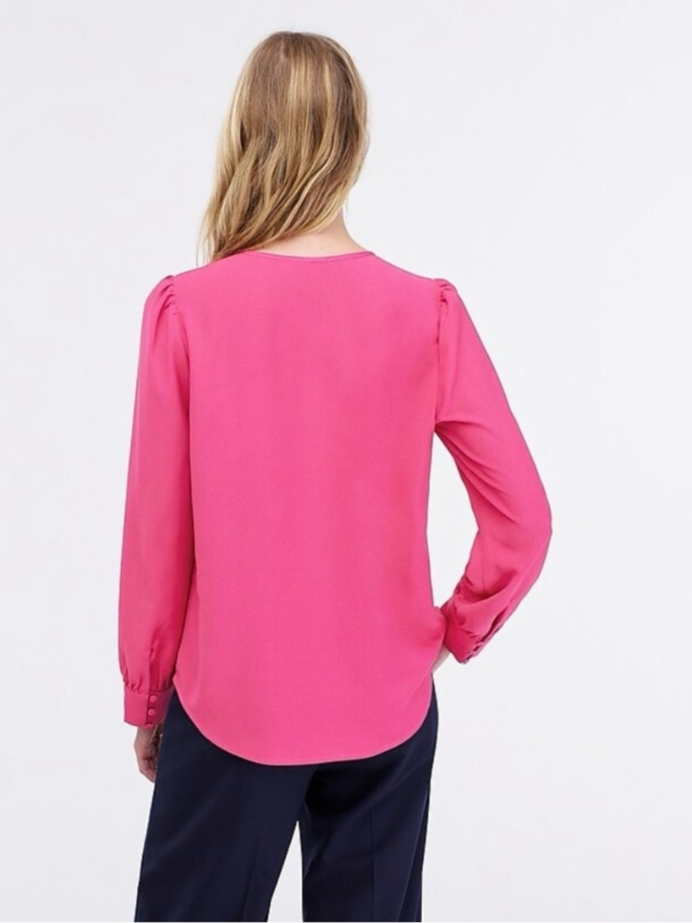 J. CREW 💕 V-Neck Ruffle Blouse - Picture 6 of 14